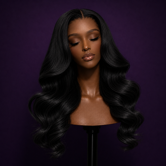 Glueless Bombshell Curls Closure - 1B Units