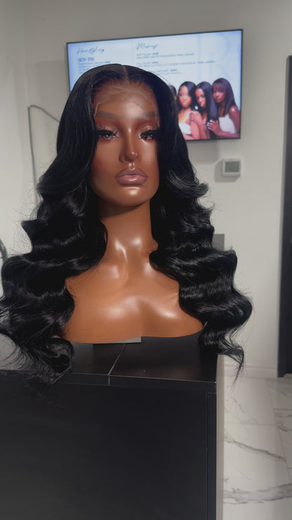 Glueless Jet Black Closure
