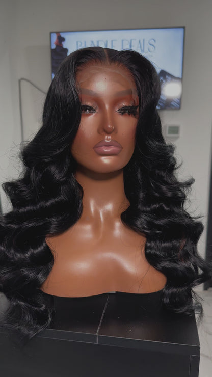 Glueless Jet Black Frontal